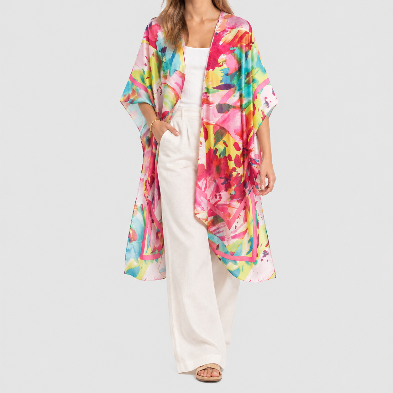Kimono Estampado Floral Amapola Sei