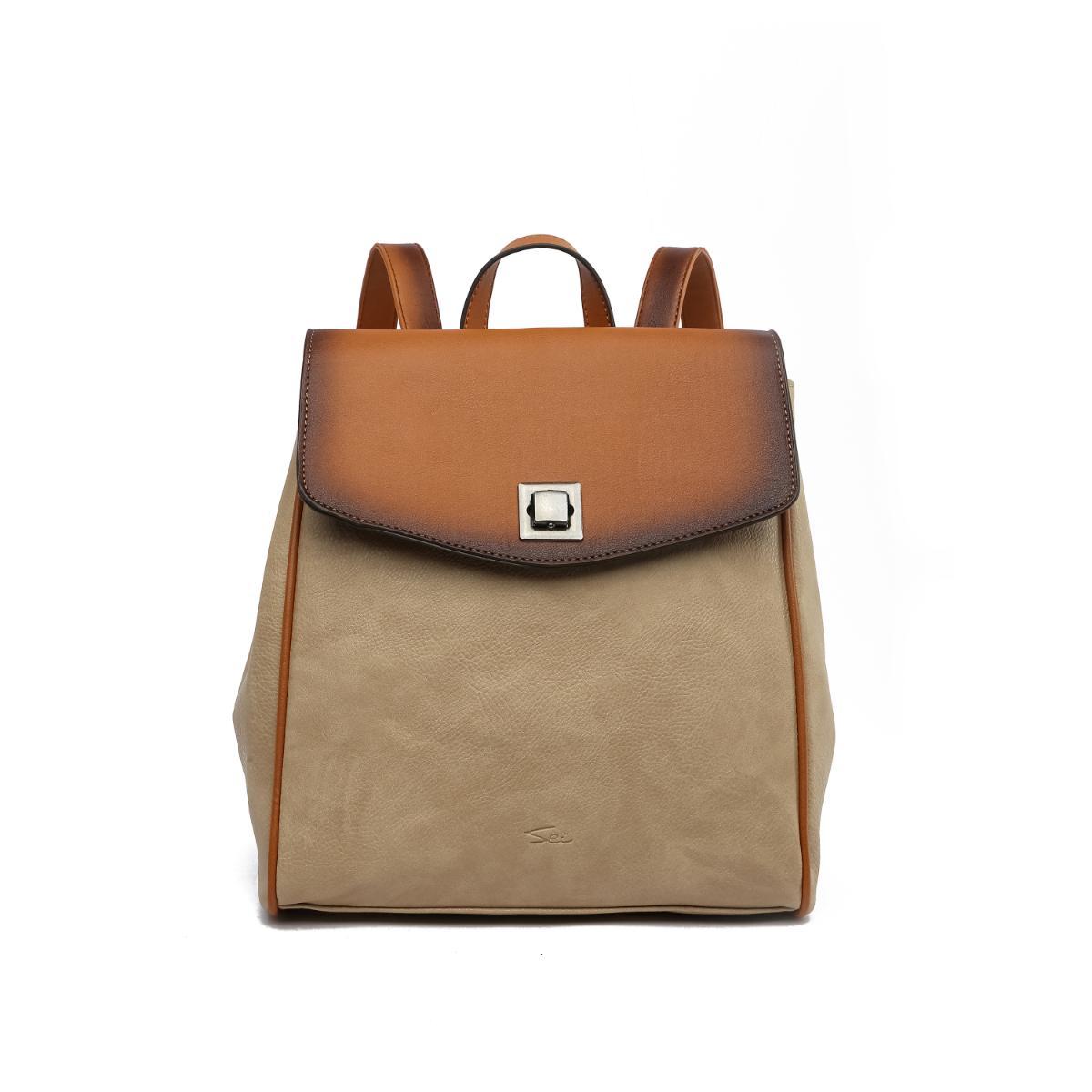 Mochila Sei Nicole Beige