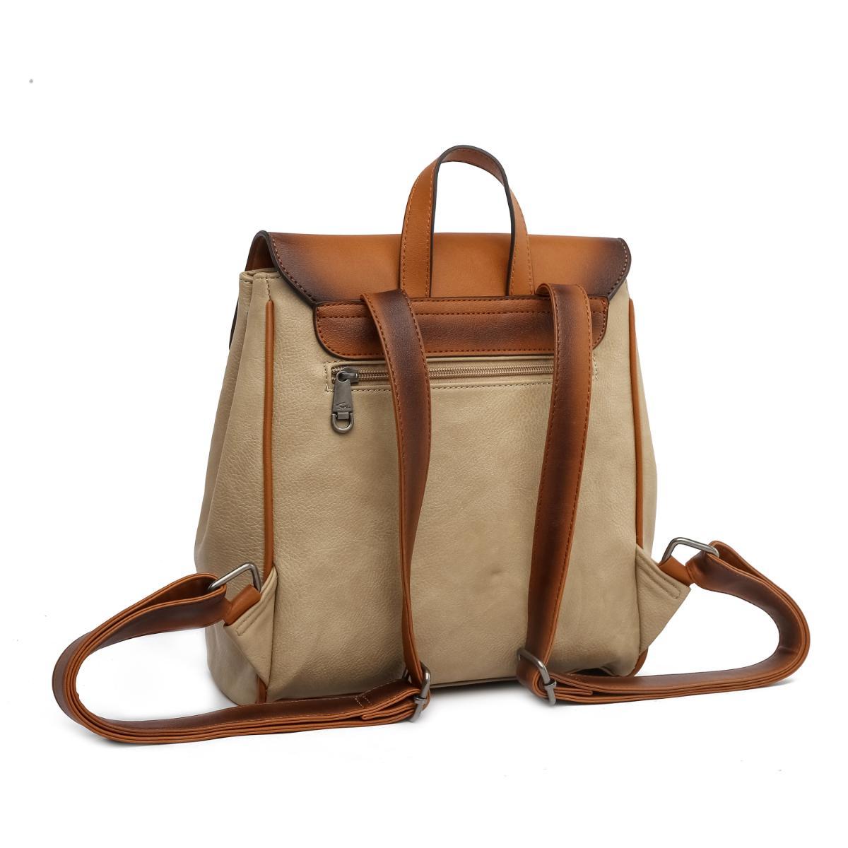 Mochila Sei Nicole Beige