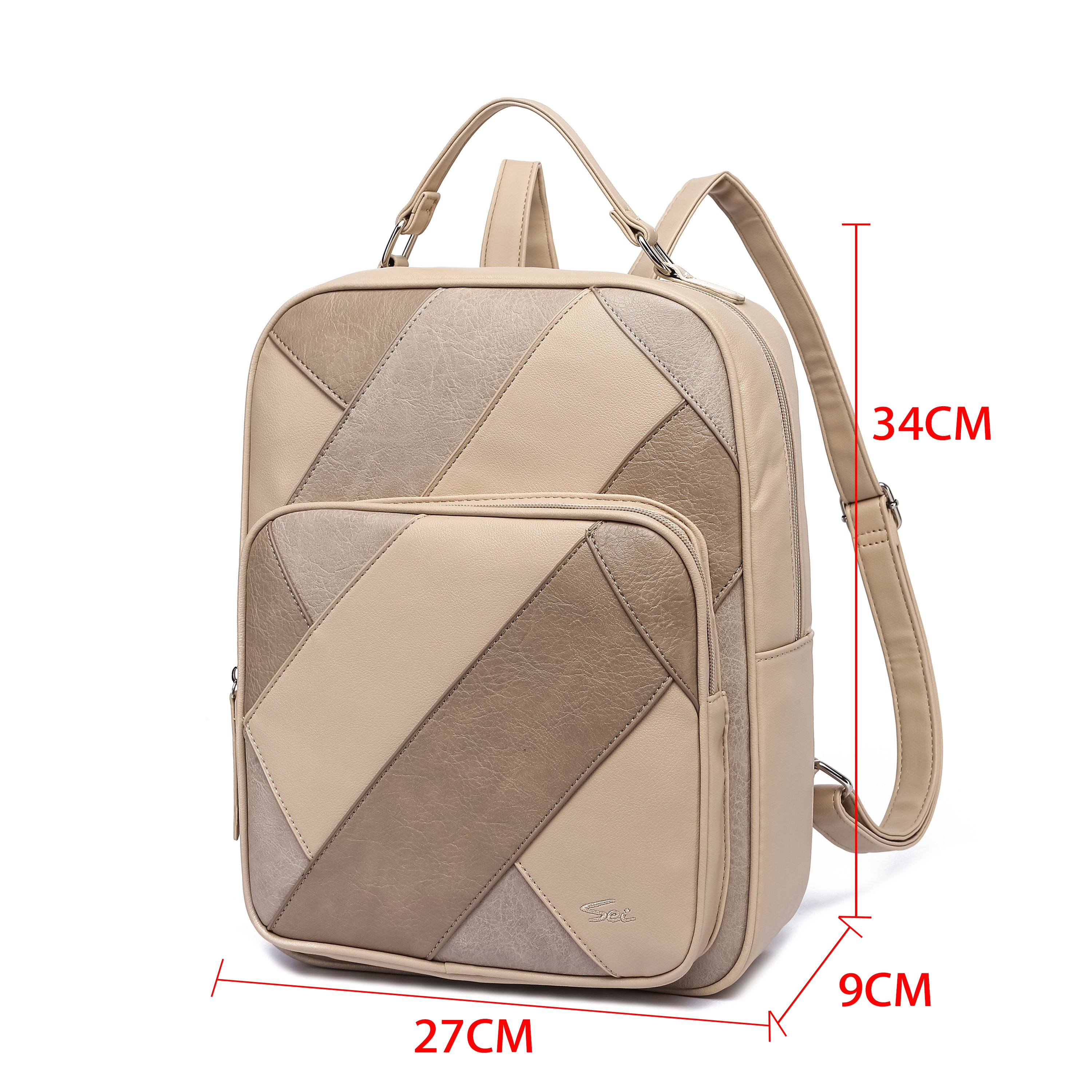 Mochila Sei Alicia Beige