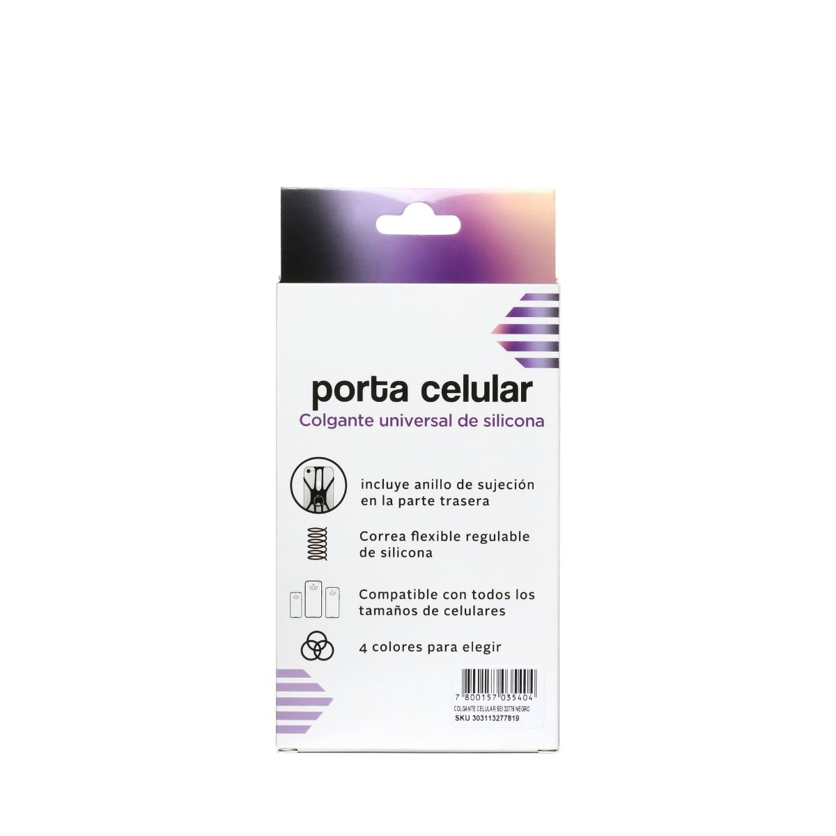 Porta Celular Sei 32778 Negro